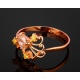 Интересное золотое кольцо с бриллиантами 0.57ct