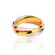 Трехцветное кольцо Trinity De Cartier