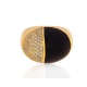 Необычное золотое кольцо с бриллиантами 0.55ct Calgaro