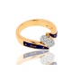Золотое кольцо с эмалями и бриллиантами Faberge