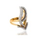 Чудесное кольцо с бриллиантами 0.75ct