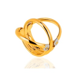 Достойное золотое кольцо Baraka