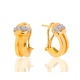 Золотые серьги с бриллиантами Tiffany Atlas