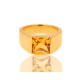 Модное кольцо с цитрином Cartier Tank