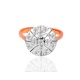Винтажное кольцо с бриллиантами 0.61ct