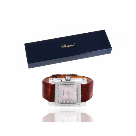 Часы с сапфиром и бриллиантами Chopard Happy Sport