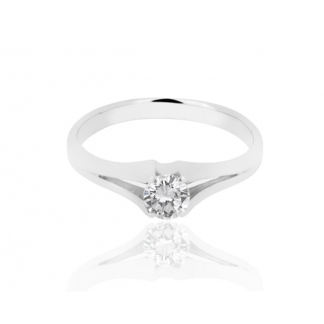 Помолвочное кольцо с бриллиантом 0.30ct