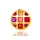 Яркое кольцо с цветными камнями Cartier Pasha Multi-Gem