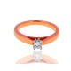 Помолвочное кольцо с бриллиантом 0.27ct