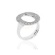 Платиновое кольцо с бриллиантами Tiffany Elsa Peretti