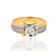 Солидное кольцо с бриллиантами 0.71ct