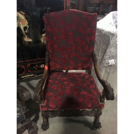 Антикварный трон - кресло