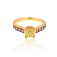 Прекрасное золотое кольцо с бриллиантами