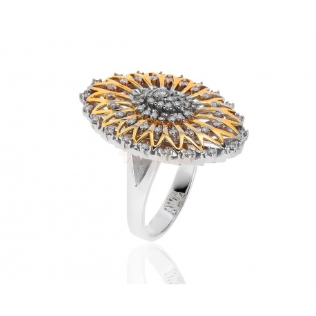 Праздничное кольцо с бриллиантами 1.08ct