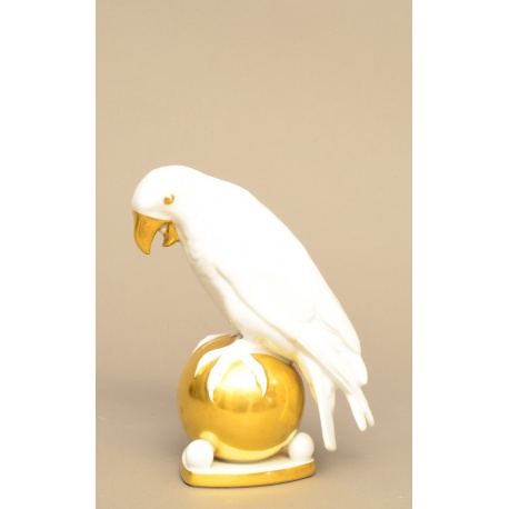 Статуэтка "Белый Попугай" ( Лот MH 2151 )