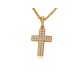Прекрасный золотой крест с бриллиантами