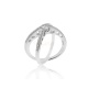 золотое кольцо с бриллиантами 0.57ct Piero Milano