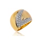 Золотое кольцо с бриллиантами 0.53ct Damiani