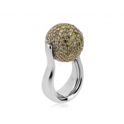 Золотое кольцо с бриллиантами 6.80ct Roberto Demeglio