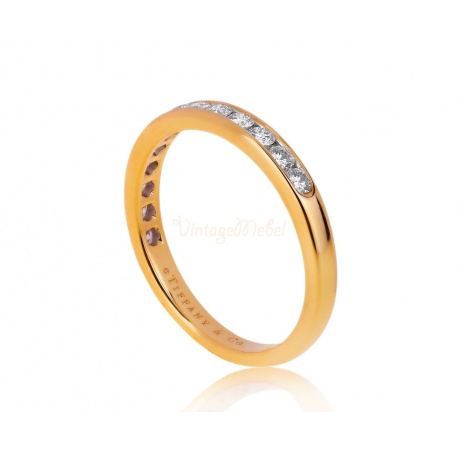 Pолотое кольцо с бриллиантами 0.33ct Tiffany&Co