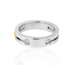 Золотое кольцо с бриллиантами 0.16ct Baraka