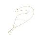 Золотой кулон Tiffany&Co Feather