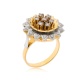 Золотое кольцо с бриллиантами 0.52ct